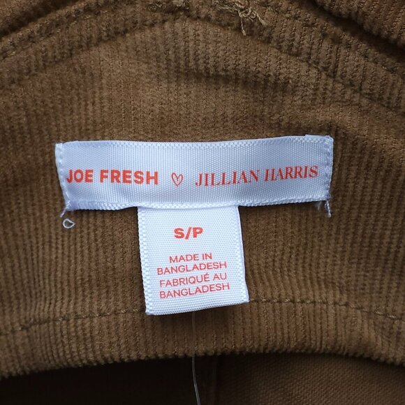Jillian Harris Joe Fresh Rustic Corduroy Overalls Women's Size Small BNWT 2024 - Picture 5 of 7